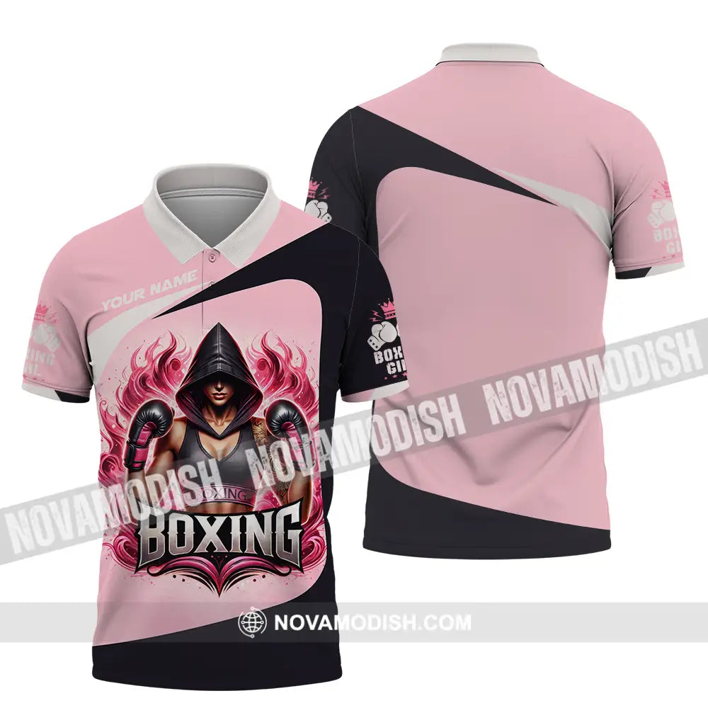 Women Shirt - Custom Boxing 3D Shirt Polo Shirt / S T-shirt