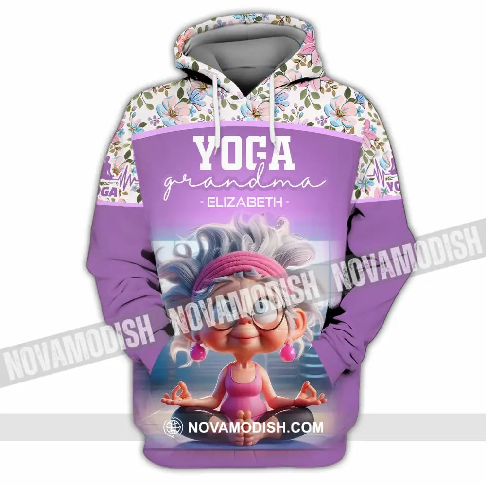 Women Shirt - Custom Chill Relax Yoga Granndma Shirt Hoodie / S T-shirt