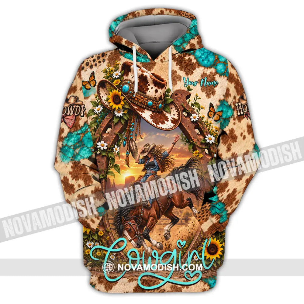 Women Shirt - Custom Cowgirl Shirt - Hoodie / S - T-shirt