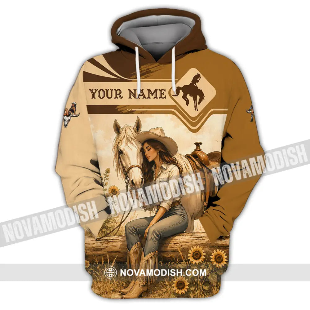 Women Shirt - Custom Cowgirl Shirt - Hoodie / S - T-shirt