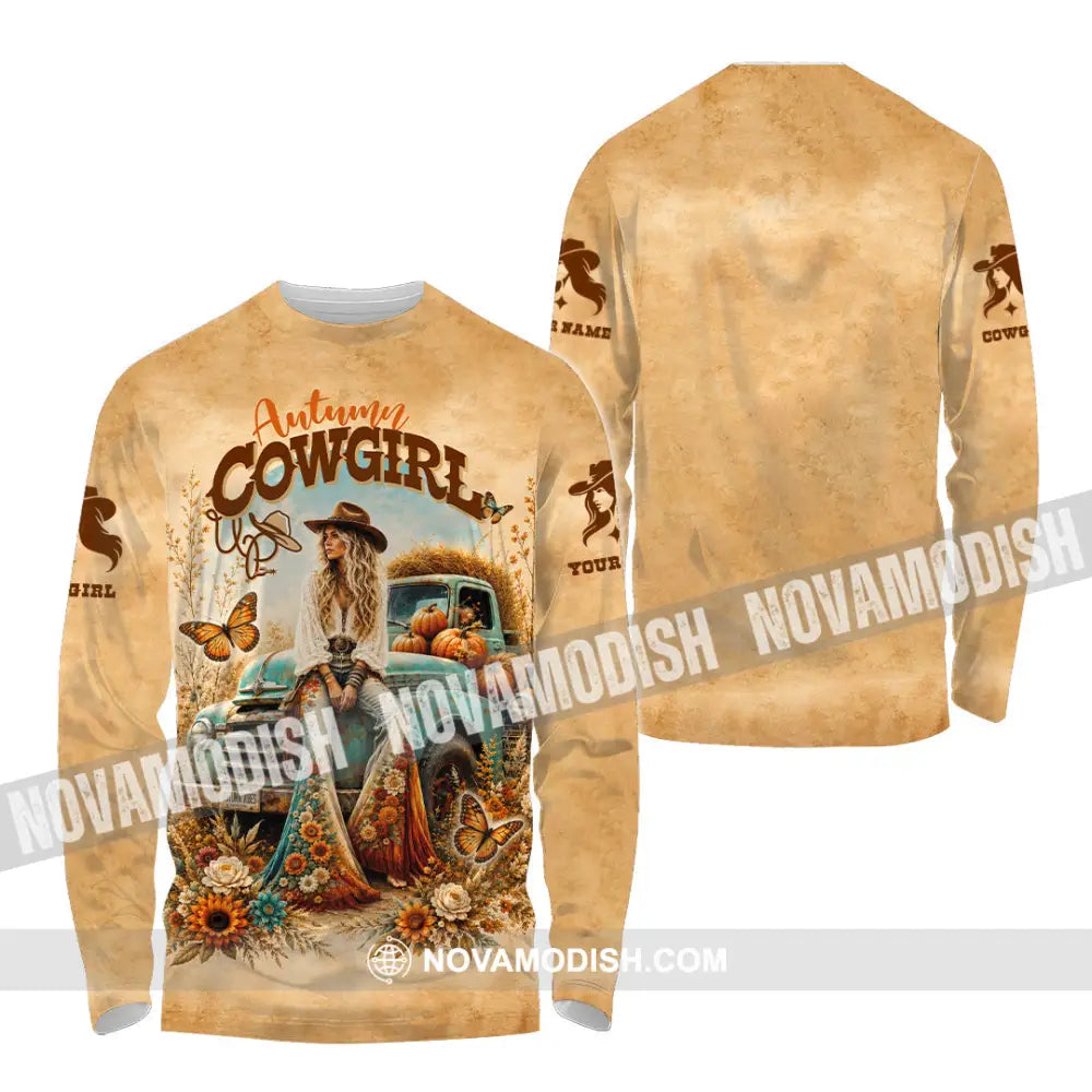 Women Shirt - Custom Cowgirl Shirt - Long Sleeve Shirt / S - T-shirt