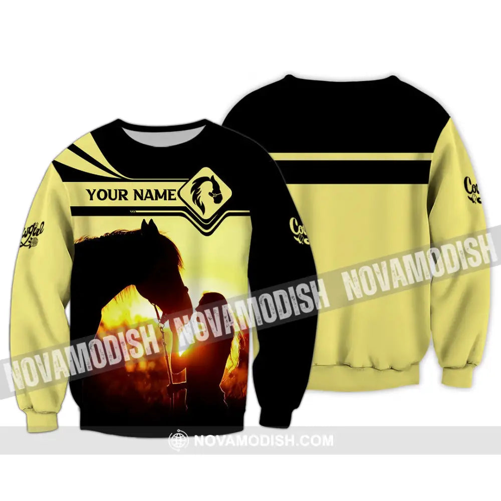 Women Shirt - Custom Cowgirl Shirt - Long Sleeve / S - T-shirt
