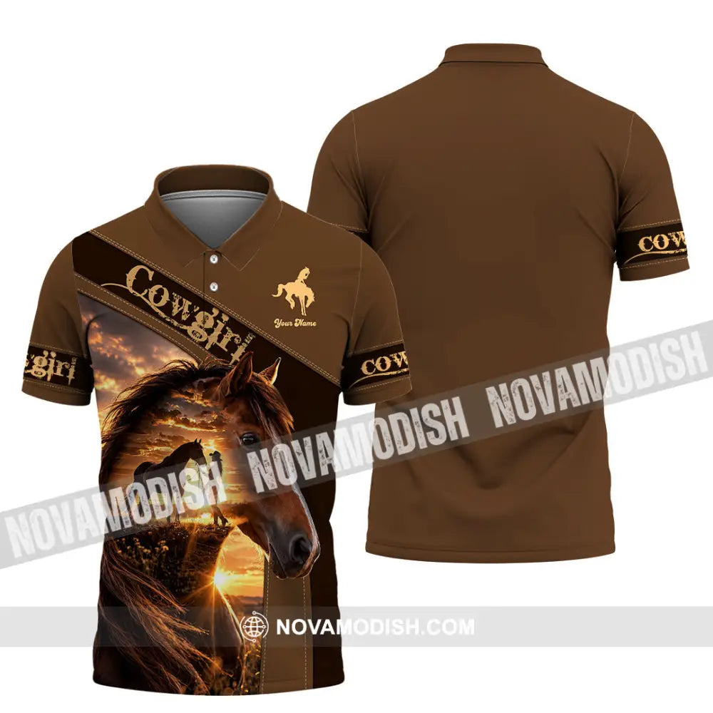 Women Shirt - Custom Cowgirl Shirt - Polo Shirt / S - T-shirt