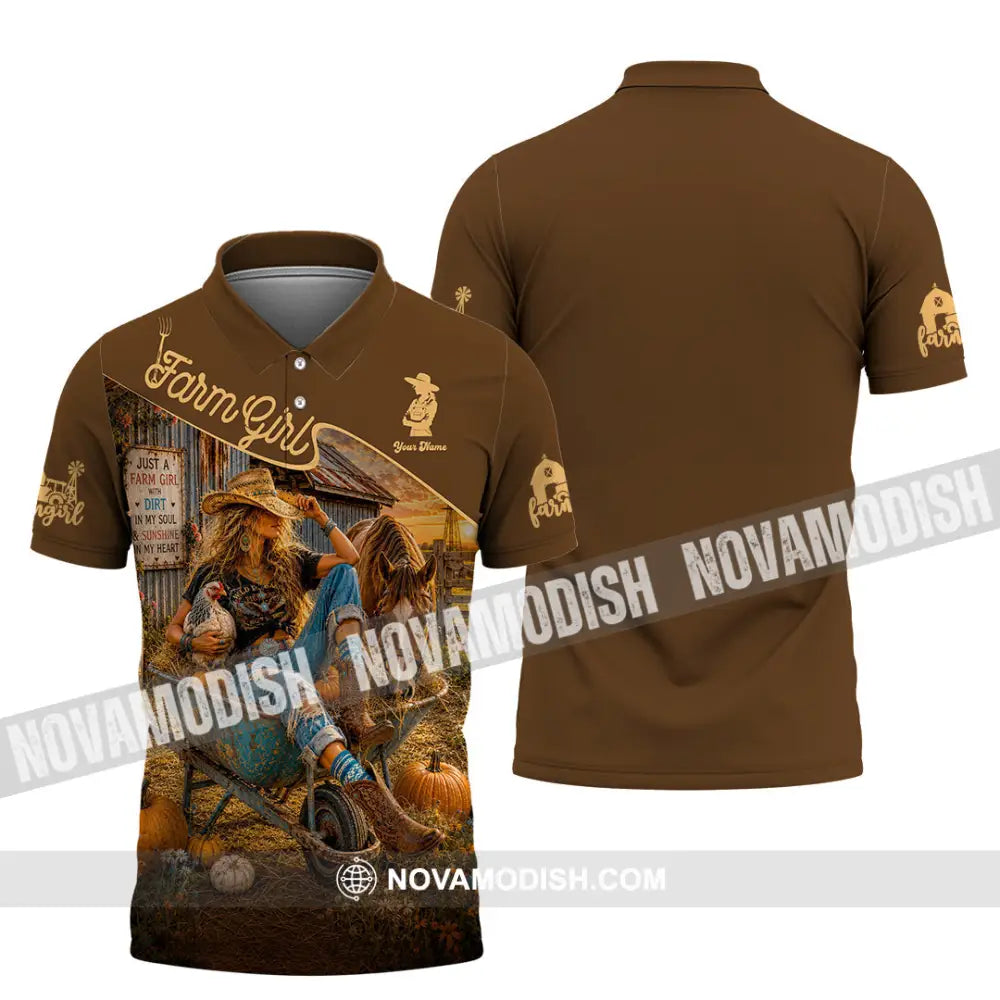Women Shirt - Custom Cowgirl Shirt - Polo Shirt / S - T-shirt