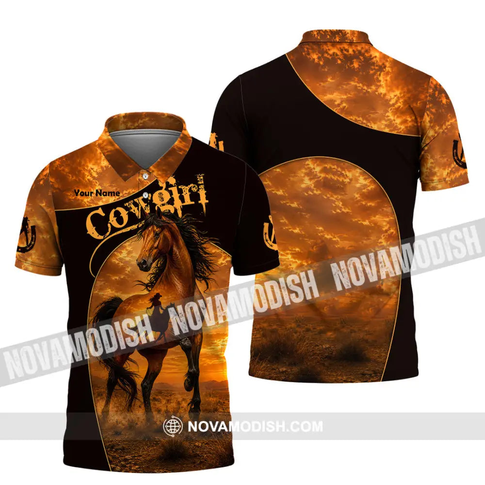 Women Shirt - Custom Cowgirl Shirt - Polo Shirt / S - T-shirt