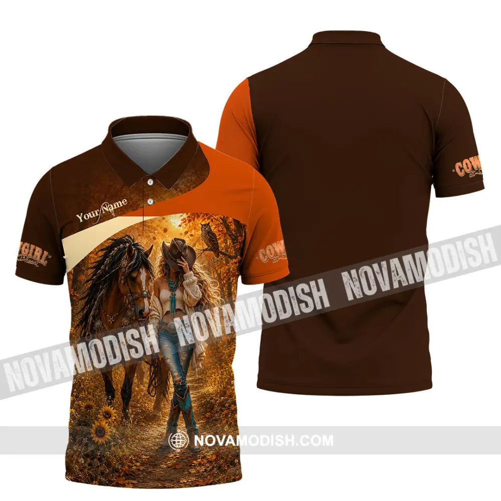 Women Shirt - Custom Cowgirl Shirt - Polo Shirt / S - T-shirt