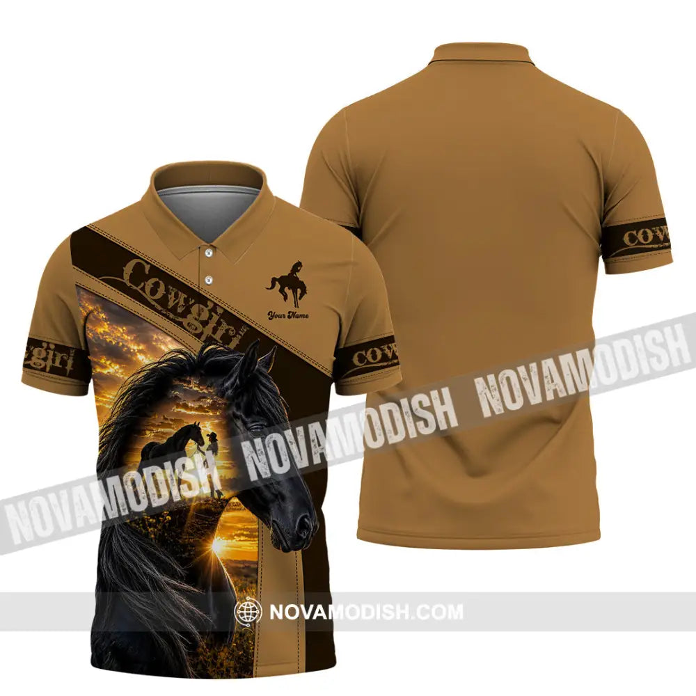 Women Shirt - Custom Cowgirl Shirt - Polo Shirt / S - T-shirt