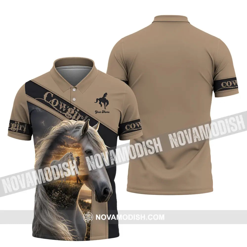 Women Shirt - Custom Cowgirl Shirt - Polo Shirt / S - T-shirt