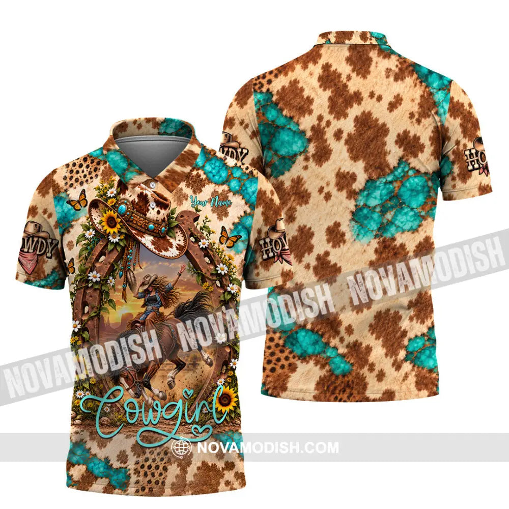 Women Shirt - Custom Cowgirl Shirt - Polo Shirt / S - T-shirt