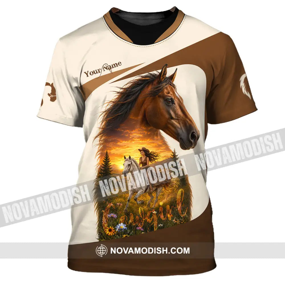 Women Shirt - Custom Cowgirl Shirt - T-Shirt / S - T-shirt