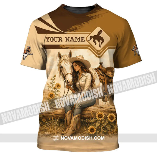 Women Shirt - Custom Cowgirl Shirt - T-Shirt / S - T-shirt