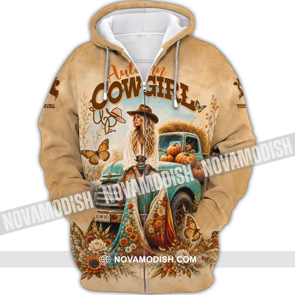 Women Shirt - Custom Cowgirl Shirt - Zipper Hoodie / S - T-shirt