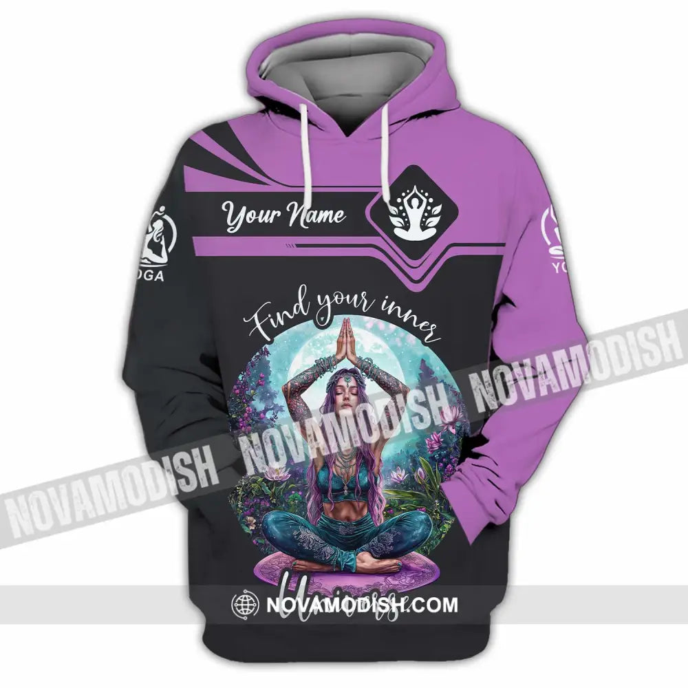 Women Shirt - Custom Find Your Inner Universe Yoga Shirt Hoodie / S T-shirt