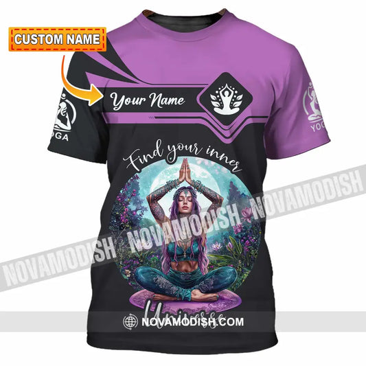 Women Shirt - Custom Find Your Inner Universe Yoga Shirt T-shirt