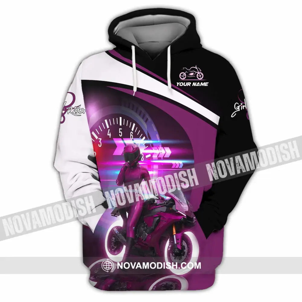 Women Shirt - Custom Girl Rider Shirt - Hoodie / S - T-shirt