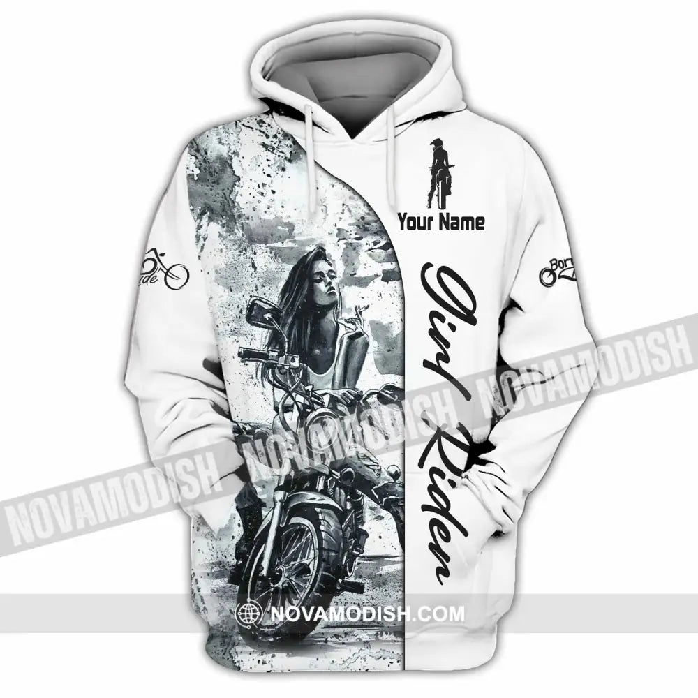 Women Shirt - Custom Girl Rider Shirt - Hoodie / S - T-shirt