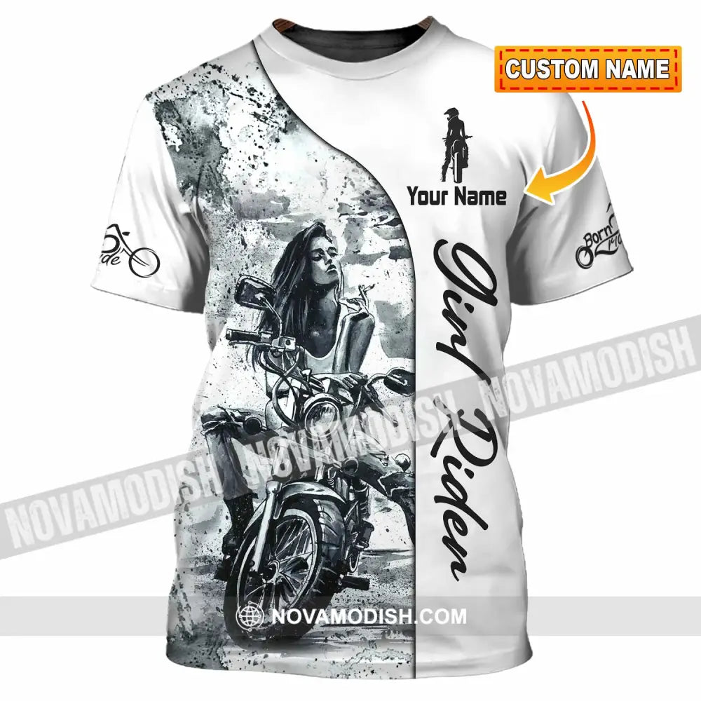 Women Shirt - Custom Girl Rider Shirt - T-shirt