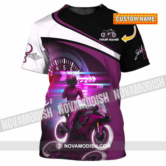 Women Shirt - Custom Girl Rider Shirt - T-shirt