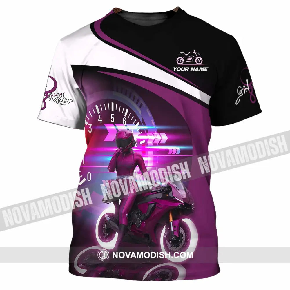 Women Shirt - Custom Girl Rider Shirt - T-Shirt / S - T-shirt