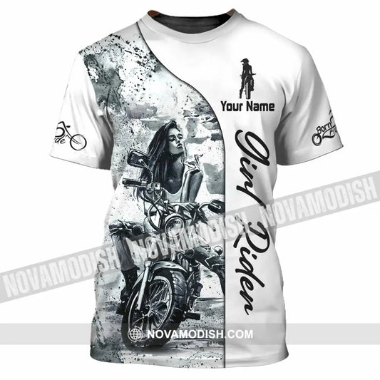 Women Shirt - Custom Girl Rider Shirt - T-Shirt / S - T-shirt