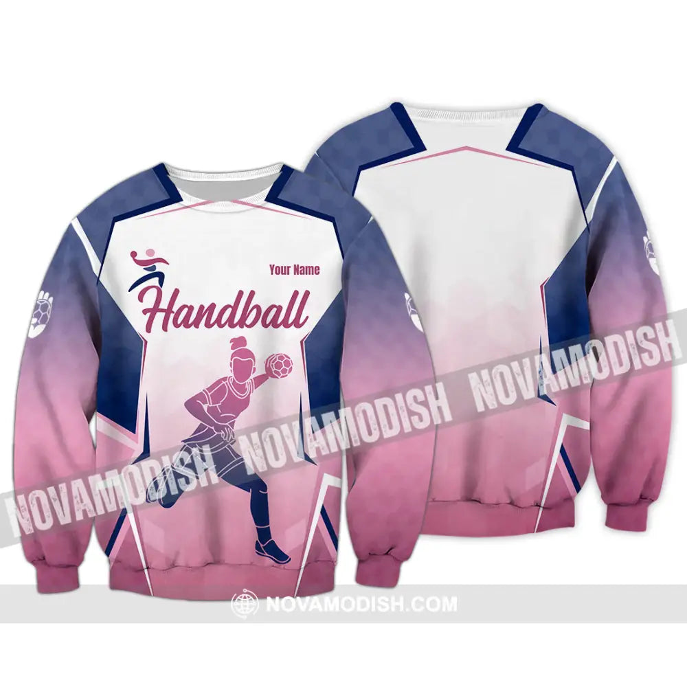 Women Shirt - Custom Handball 3D Shirt - Long Sleeve / S - T-shirt