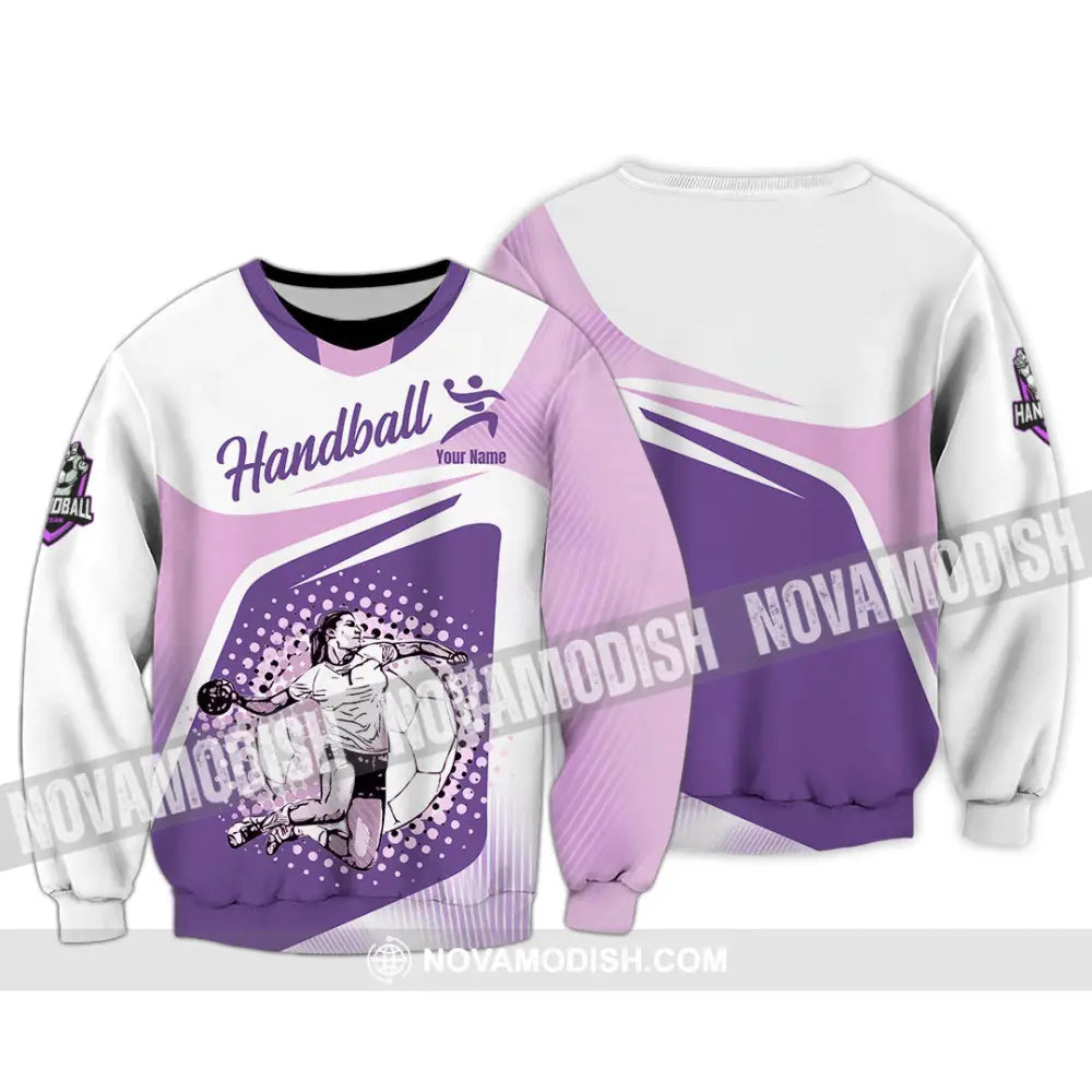 Women Shirt - Custom Handball 3D Shirt - Long Sleeve / S - T-shirt
