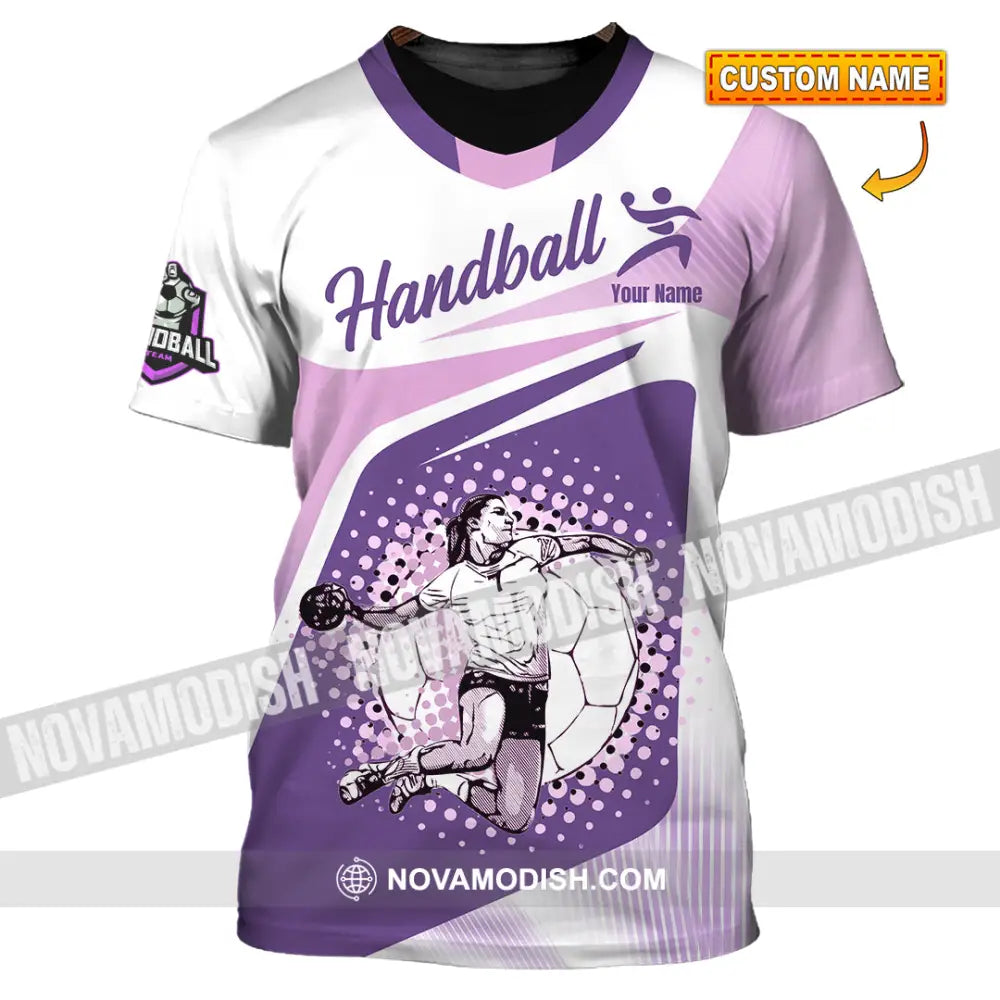 Women Shirt - Custom Handball 3D Shirt - T-shirt