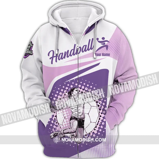 Women Shirt - Custom Handball 3D Shirt - Zipper Hoodie / S - T-shirt
