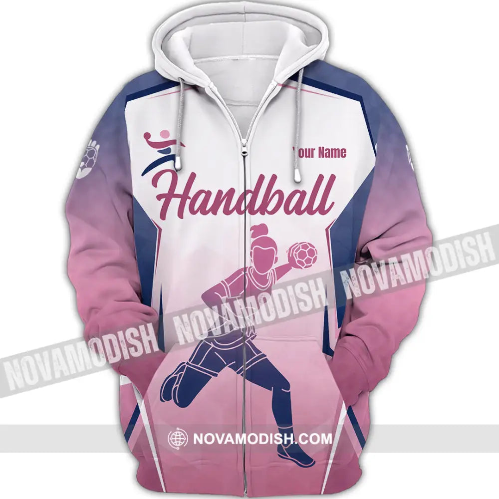 Women Shirt - Custom Handball 3D Shirt - Zipper Hoodie / S - T-shirt