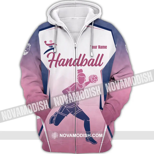 Women Shirt - Custom Handball 3D Shirt - Zipper Hoodie / S - T-shirt