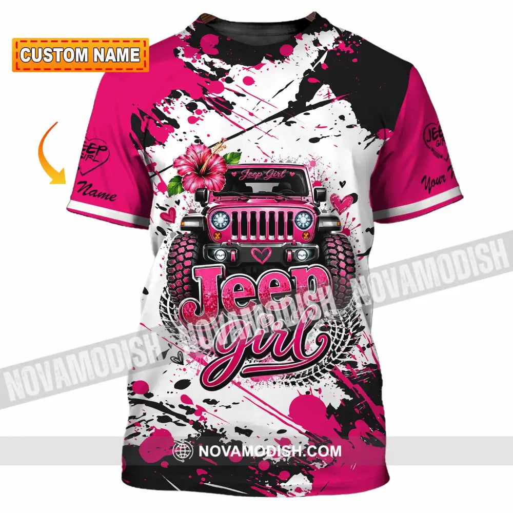 Women Shirt - Custom Jeep Girl Shirt - T-shirt