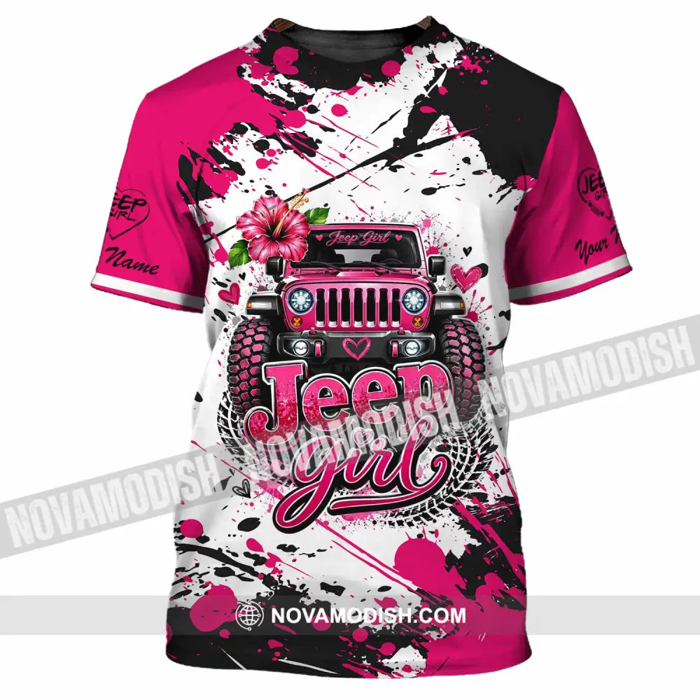 Women Shirt - Custom Jeep Girl Shirt - T-Shirt / S - T-shirt