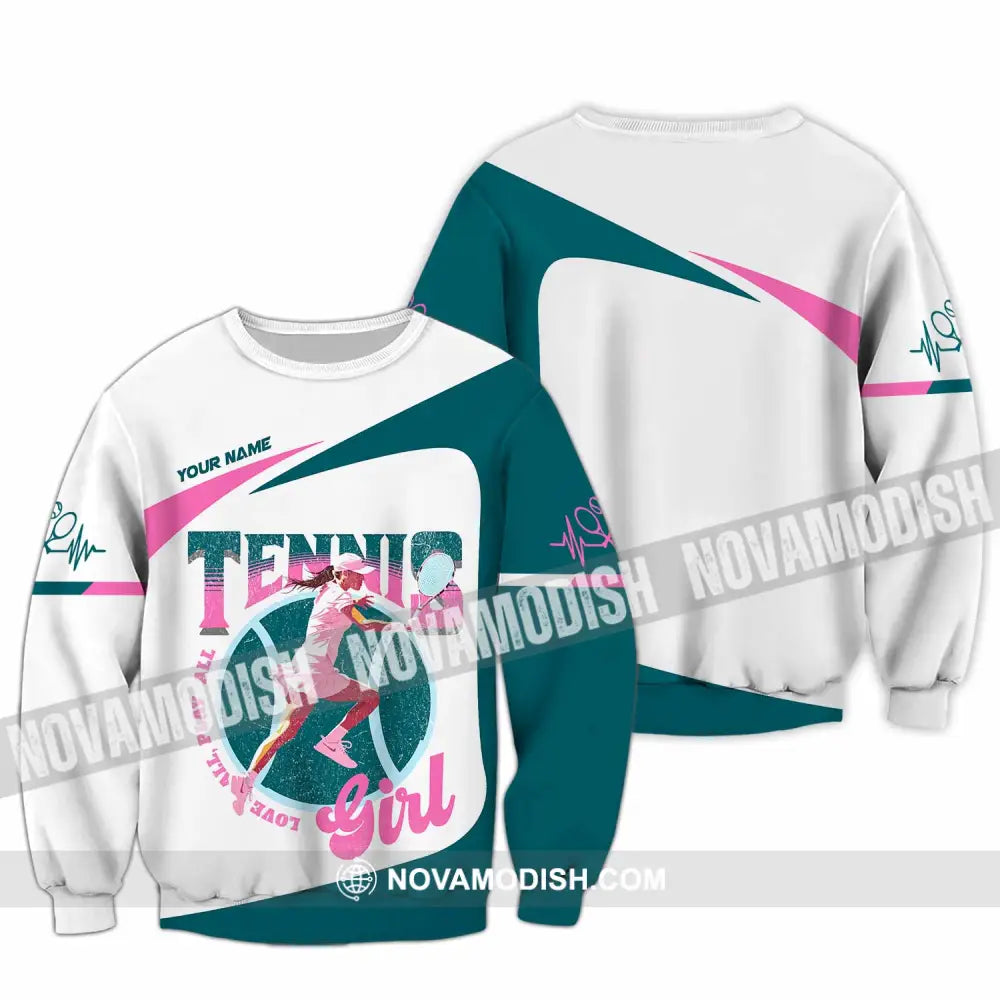 Women Shirt - Custom Love All Play All Tennis Lover Shirt Long Sleeve / S T-shirt
