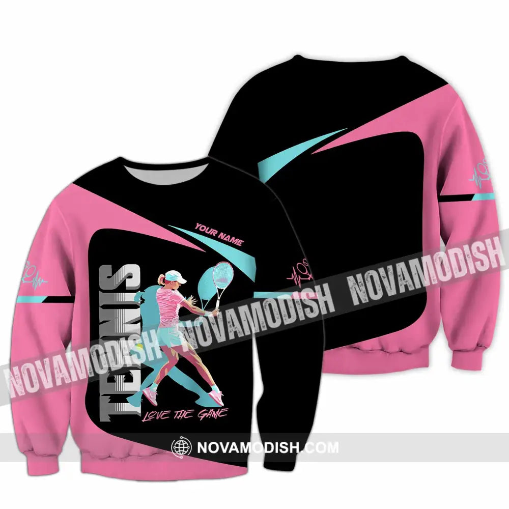 Women Shirt - Custom Love The Game Tennis Lover Shirt Long Sleeve / S T-shirt