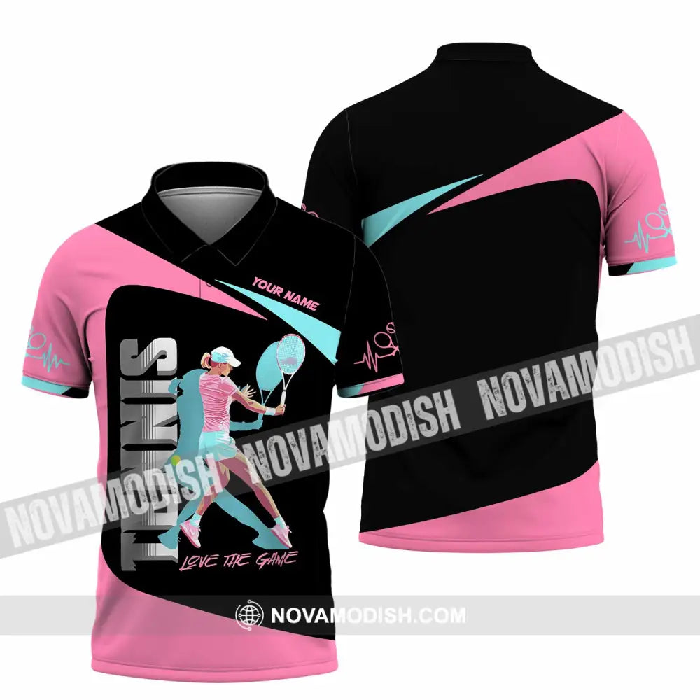 Women Shirt - Custom Love The Game Tennis Lover Shirt Polo Shirt / S T-shirt