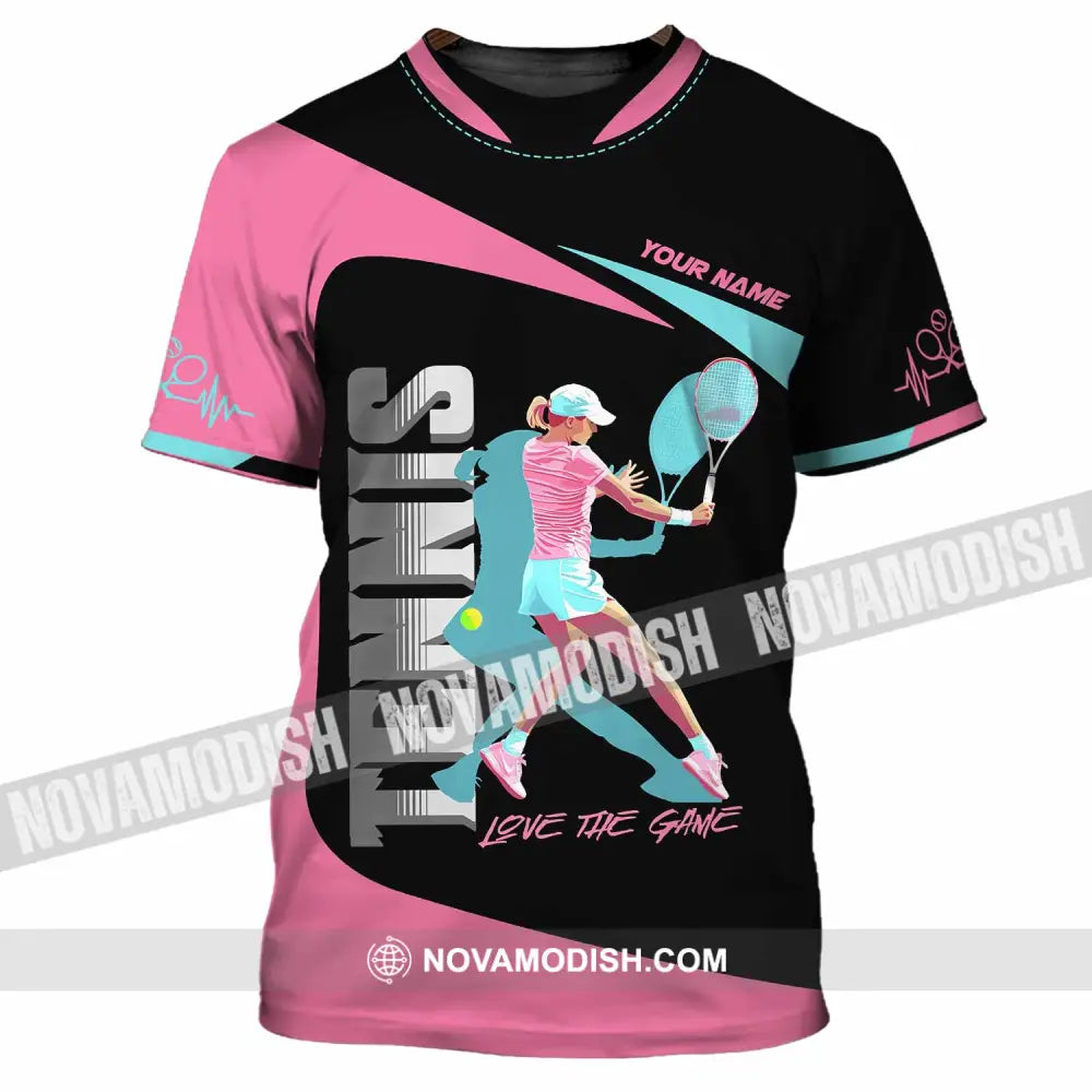 Women Shirt - Custom Love The Game Tennis Lover Shirt T-Shirt / S T-shirt