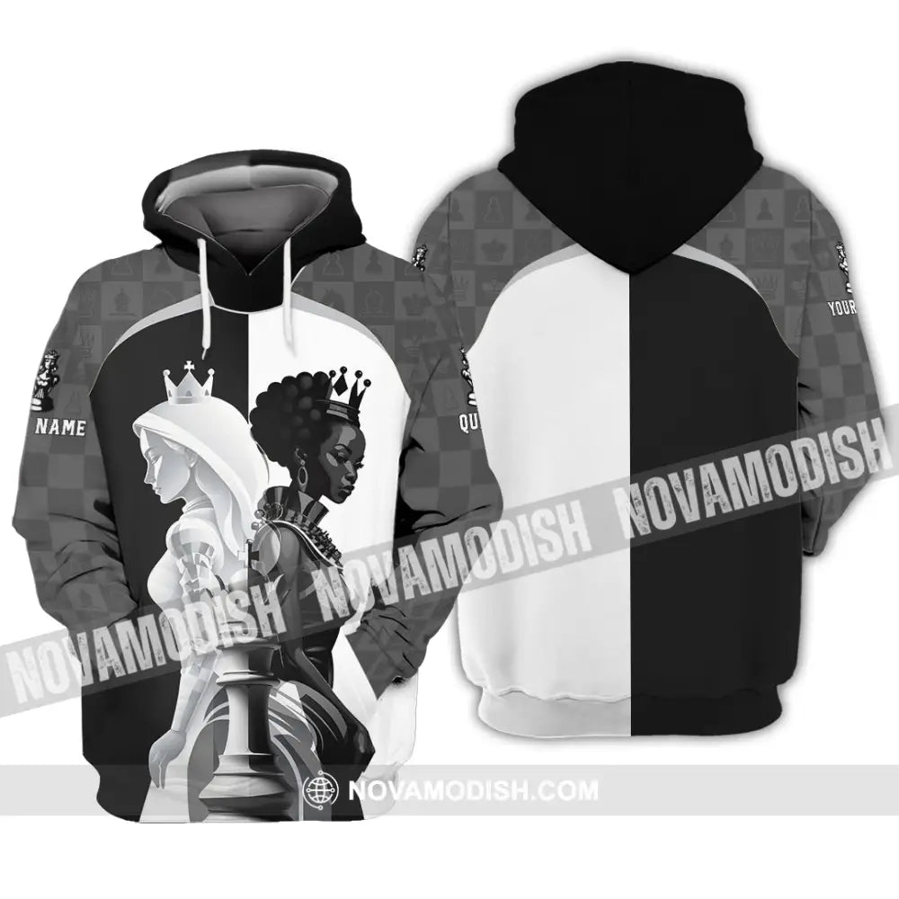 Women Shirt - Custom Queen Of Chess Shirt Hoodie / S T-shirt