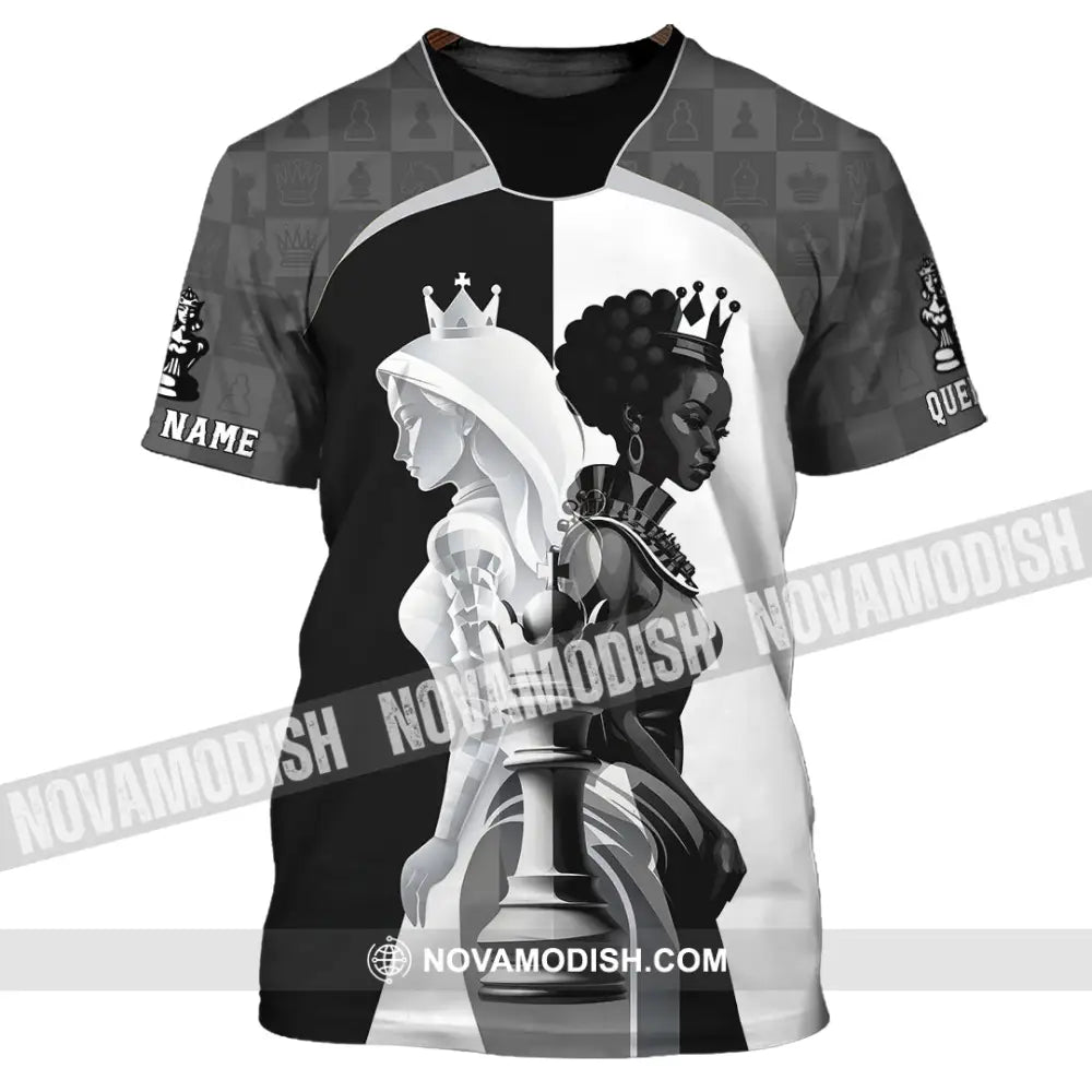Women Shirt - Custom Queen Of Chess Shirt T-Shirt / S T-shirt