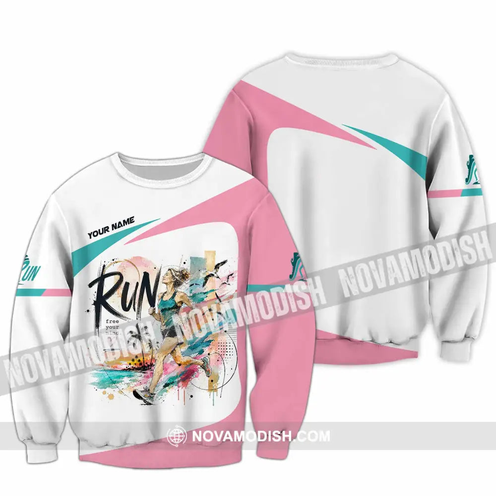 Women Shirt - Custom Running Shirt - Long Sleeve / S - T-shirt