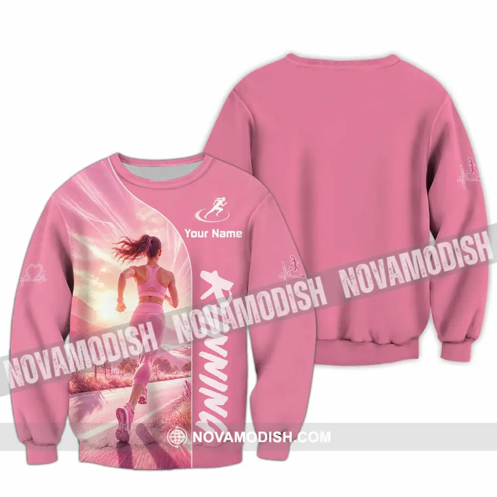 Women Shirt - Custom Running Shirt - Long Sleeve / S - T-shirt