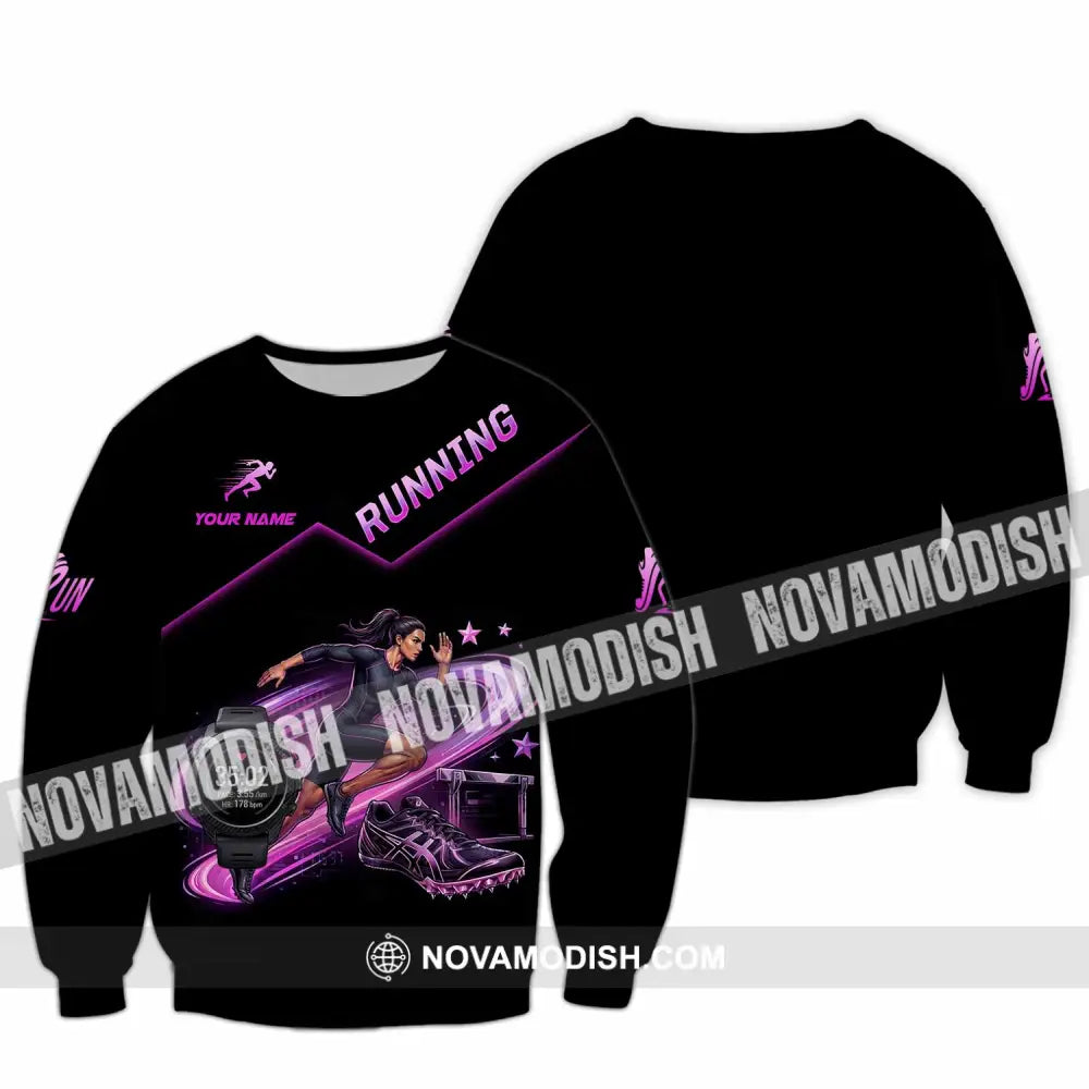 Women Shirt - Custom Running Shirt - Long Sleeve / S - T-shirt