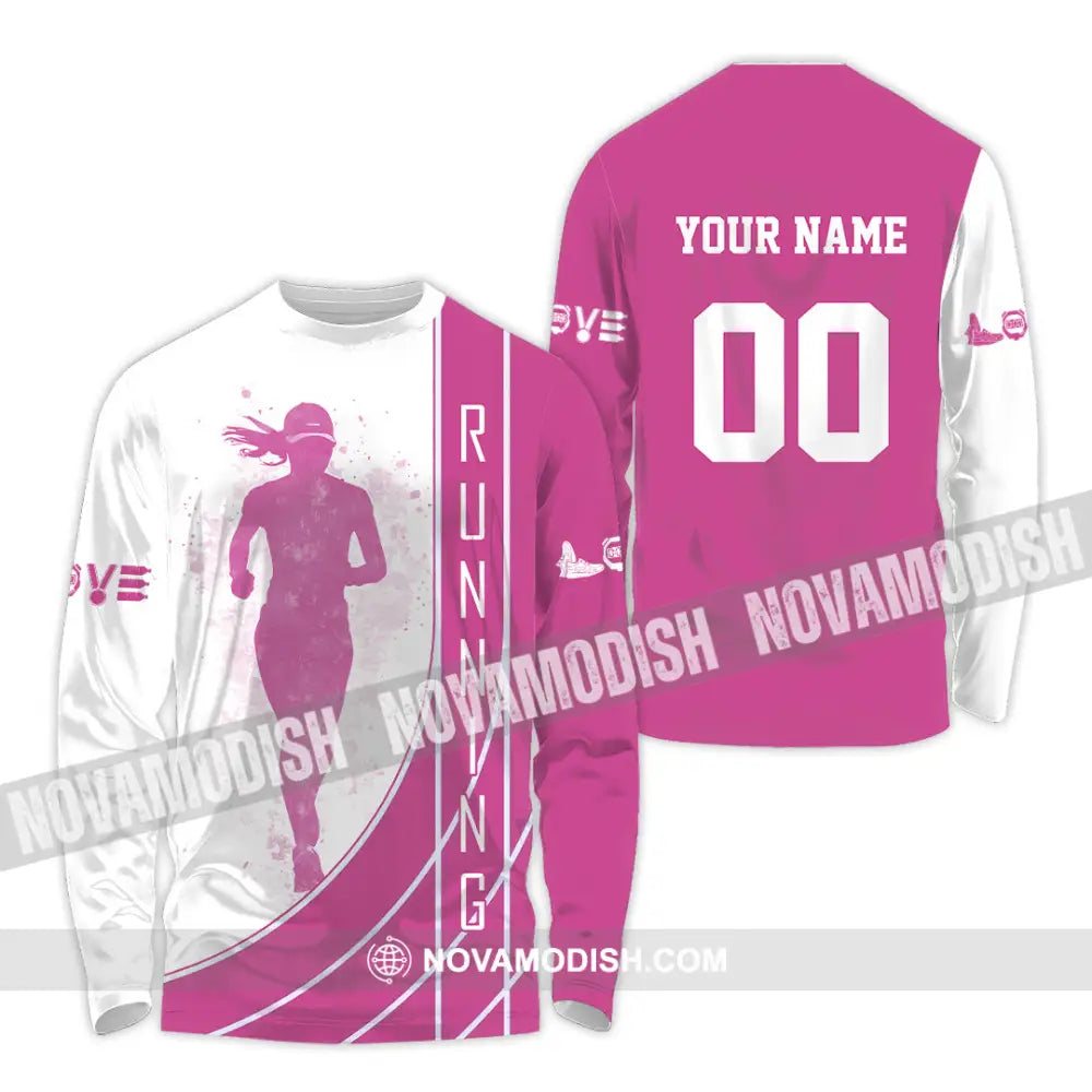 Women Shirt - Custom Running Lover Shirt Long Sleeve Shirt / S T-shirt