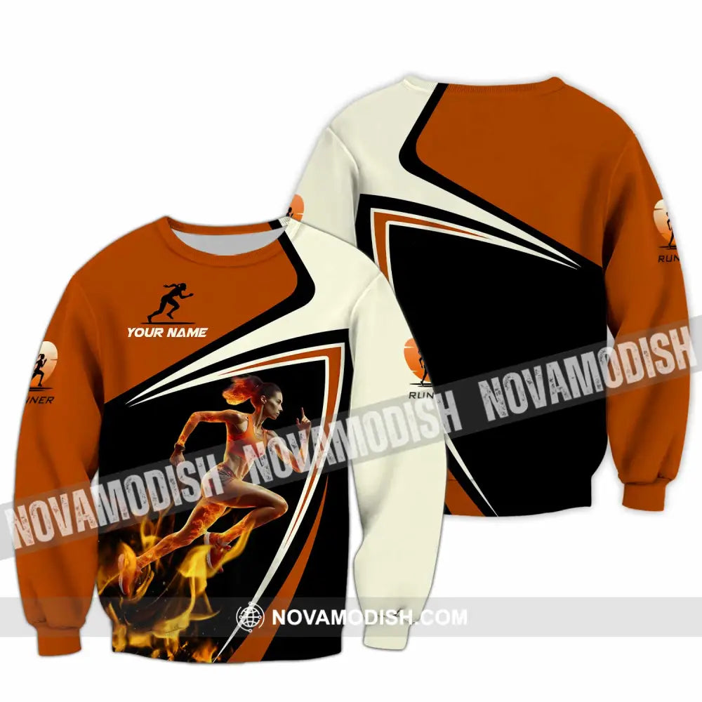 Women Shirt - Custom Running Women Runner Shirt Long Sleeve / S T-shirt