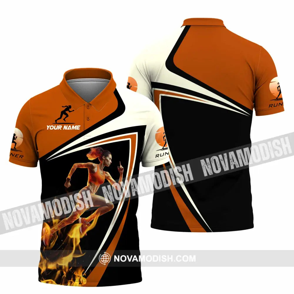 Women Shirt - Custom Running Women Runner Shirt Polo Shirt / S T-shirt
