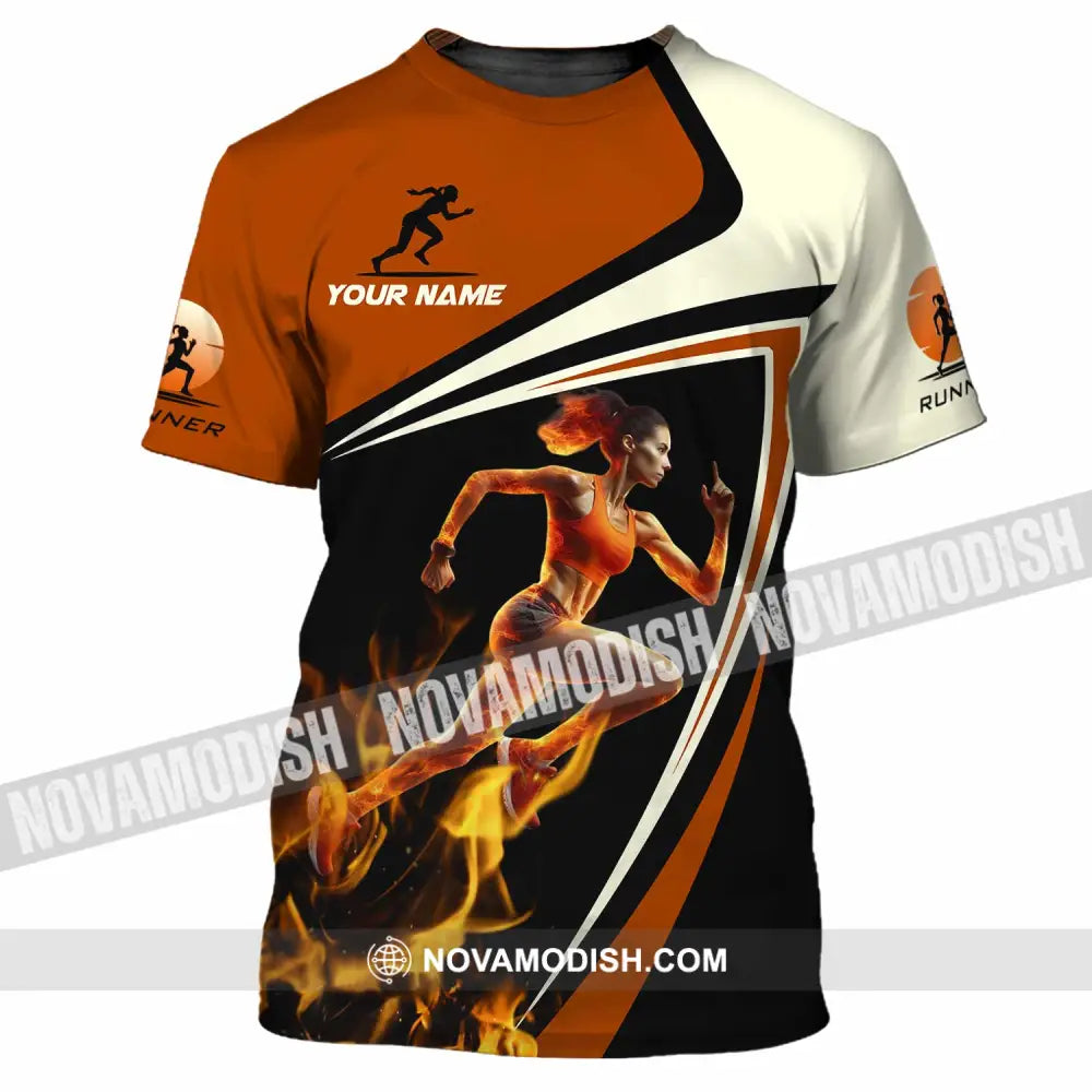 Women Shirt - Custom Running Women Runner Shirt T-Shirt / S T-shirt