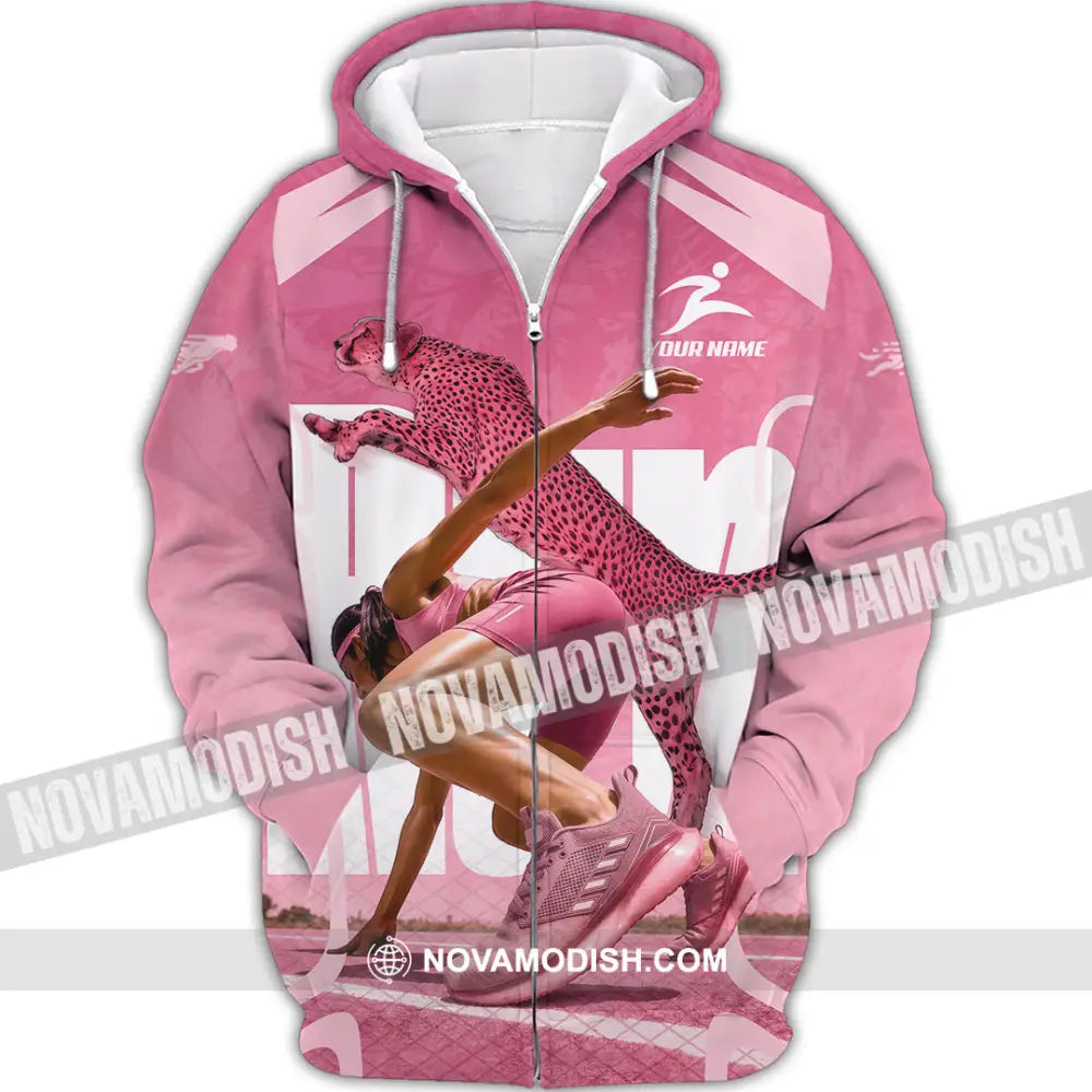 Women Shirt - Custom Running Shirt - Zipper Hoodie / S - T-shirt