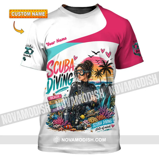 Women Shirt - Custom Scuba Diving Shirt - T-shirt