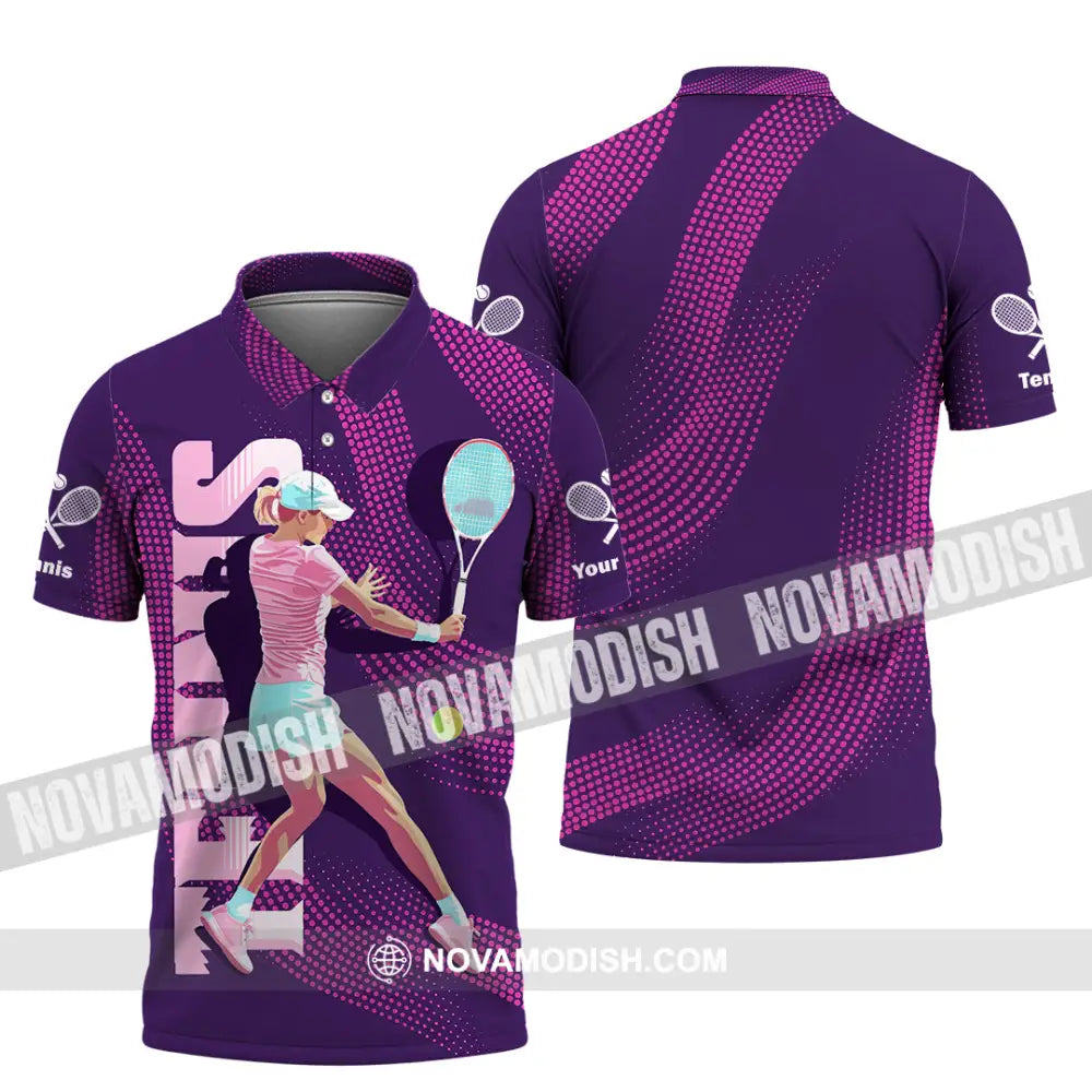 Women Shirt - Custom Tennis 3D Shirt Polo Shirt / S T-shirt
