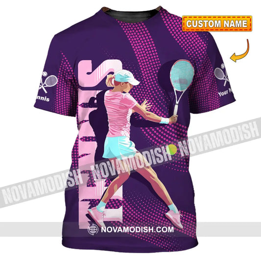 Women Shirt - Custom Tennis 3D Shirt T-shirt