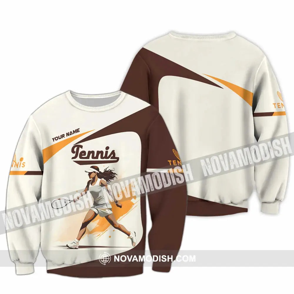 Women Shirt - Custom Tennis Shirt Long Sleeve / S T-shirt
